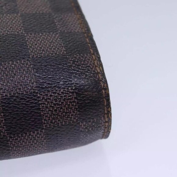 LOUIS VUITTON Damier Ebene Saint Louis Clutch Bag N51993 LV Auth am6670 - Picture 9 of 16
